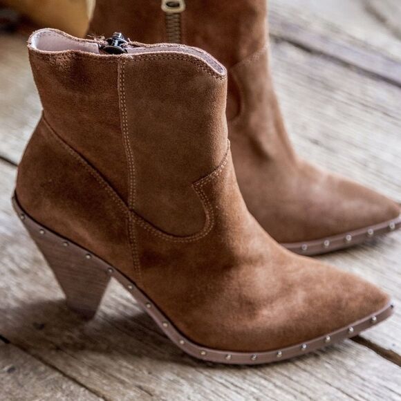 “RAMBLE” Split Suede Boots - Picture 1 of 10